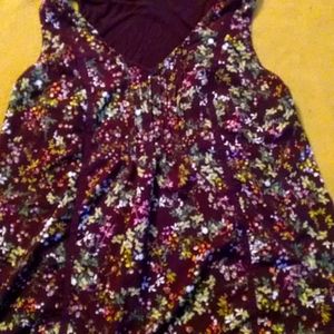 Flower Bud Patterned Tank Top Merona Fancy